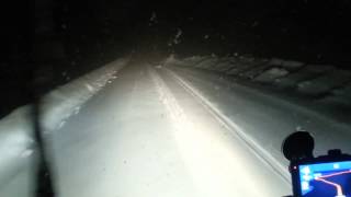 preview picture of video 'North Scandinavia Trucking Mo I Rana Extreme Weather'