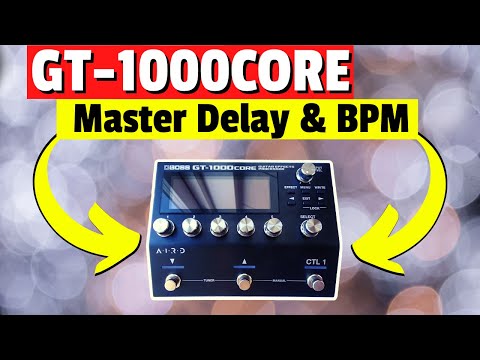 Boss GT-1000CORE BPM Master & Delay Sync Tutorial