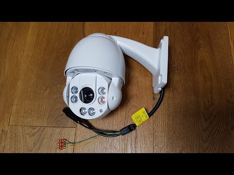 Unboxing and setup of a A-ZONE PTZ Dome Camera 10x Optical Zoom, 2.0MP Waterproof