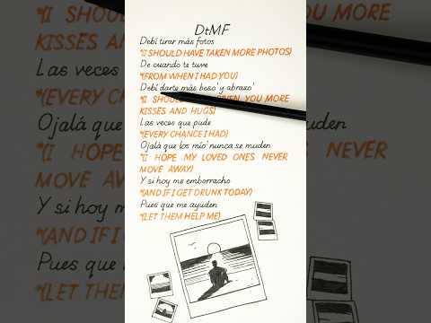 📸 Bad Bunny – DtMF (Lyrics & Subtitles) 🌅✨