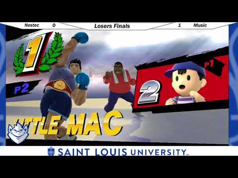 SLU Smash 4 Biweekly #14 - Losers Finals - Nestec (Ness) vs Music (Little Mac)