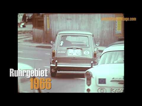 1966 Ruhrgebiet - Stadt Essen - Verkehr -  Essener Dom
