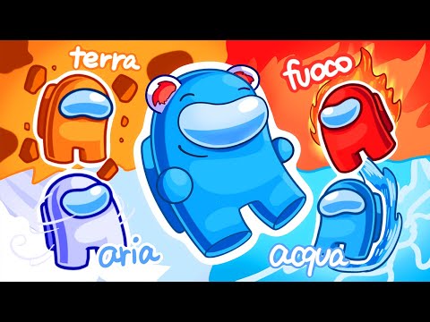 AMONG US MA L'IMPOSTORE CONTROLLA GLI ELEMENTI! (MOD)