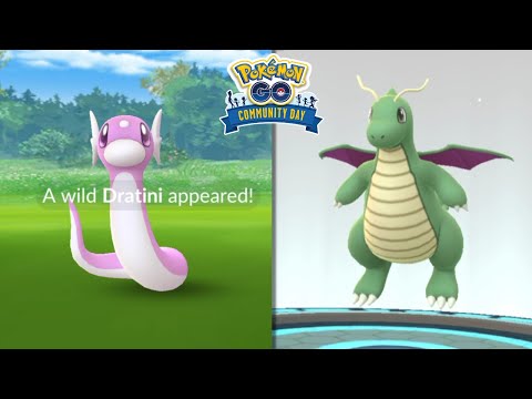 Dratini community day classic in Pokemon GO, Draco meteor is back!