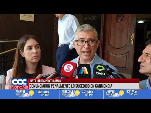 02 Unidos por Tucumán denunció penalmente lo sucedido en Garmendia