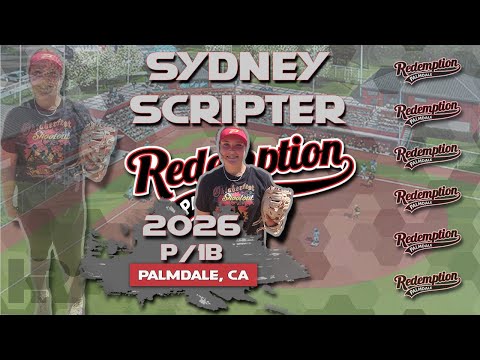 2026 Sydney Scripter 🥎 6’0” Power Hitter Pitcher/1B, Softball Recruiting Skills Video