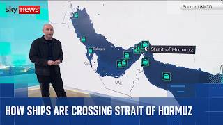 Tracking the ships 'going dark' to cross Strait of Hormuz