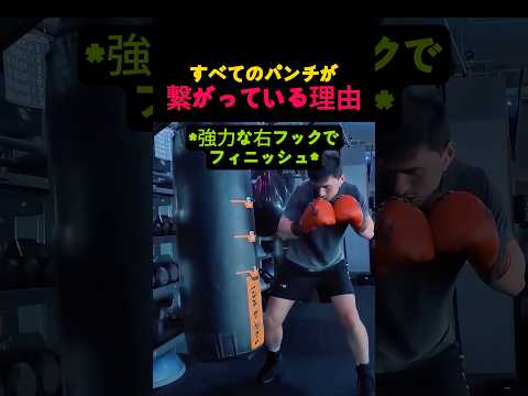 パンチは全て繋がっている！連打が滑らかになるコンビネーション解説 #スポーツ #ボクシング