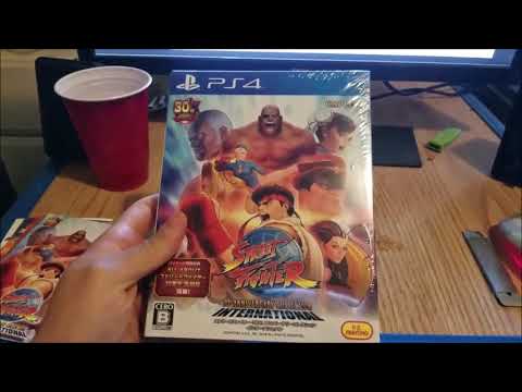 Street Fighter 30th Anniversary Collection International STANDARD EDITION [PS4] unboxing