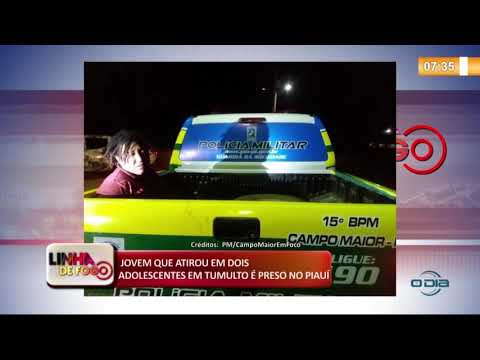 LINHA DE FOGO (12 11) JOVEM QUE ATIROU EM DOIS ADOLESCENTES EM TUMULTO É PRESO NO PIAUí