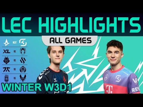 LEC Highlights Week3 Day1 LEC Winter 2023 All Games By Onivia