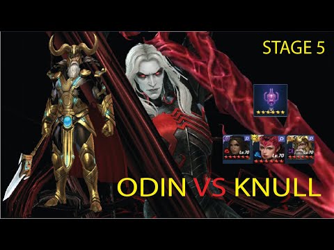 ODIN VS KNULL STAGE 5 | WORLD BOSS LEGEND | MARVEL FUTURE FIGHT