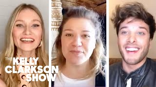Kelly Clarkson Interviews 'I Dare You' Artists Faouzia, Blas Cantó, Carolin Niemczyk & Maya Buskila video