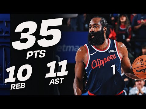 James Harden's 35-PT TRIPLE-DOUBLE vs Hawks | November 10, 2025