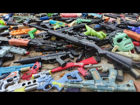Hacker Weapon Box! Explosives and Dangerous Toy Guns - Sharp Karambit Knives - Box of Toy Guns #39
