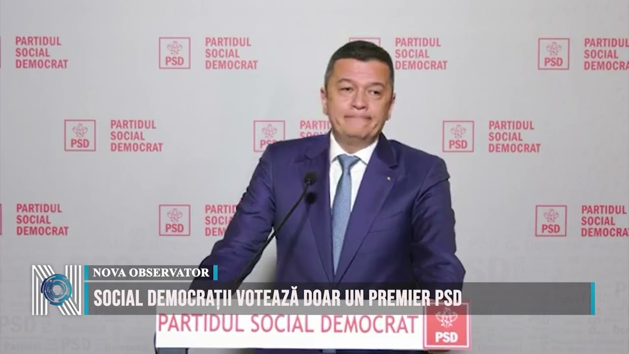 Social democrații votează doar un premier PSD