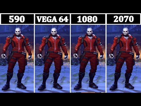 R7 2700X | RX 590 vs VEGA 64 vs GTX 1080 vs RTX 2070 | Tested 13 Games |