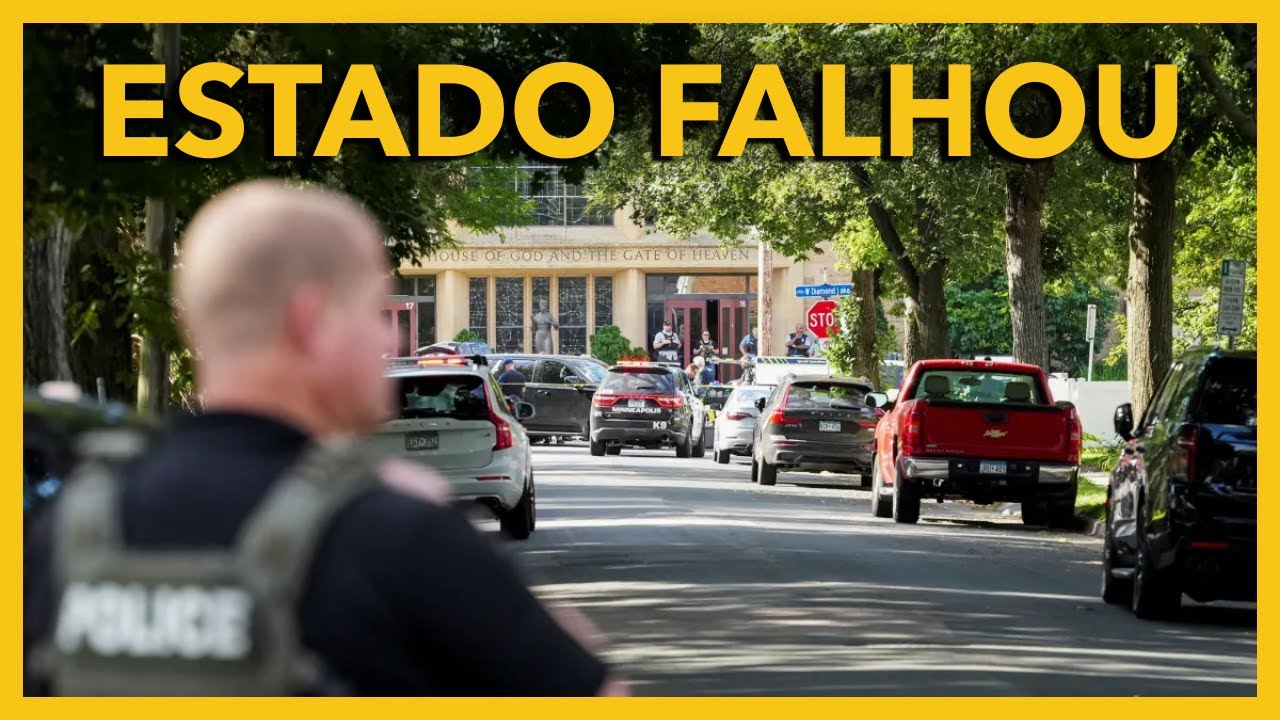 O MASSACRE em Escola Católica em MINNEAPOLIS é a PROVA de que o ESTADO FALHA SEMPRE