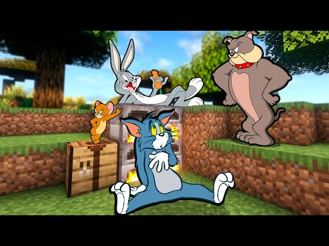 Minecraft Speedrunner Tom VS 3 Hunters