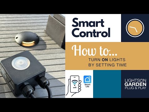 Smart Control: Set time to turn on lights with the Smart Life app