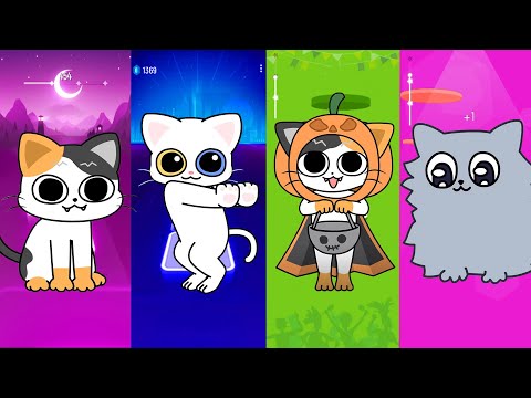 Cartoon Cats: Waka Waka x Dance Monkey x Believer x Sea Shanty (Cat Cover)