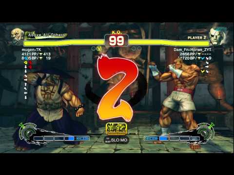 mugen-TK [Gouken] vs. Dam_Fn-Hprwe_ZYT [Sagat] | SSF4 Arcade Edition