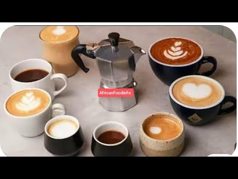 How to Make Cafe Latte/Home-made Latte without Machine/African Foodie fix 