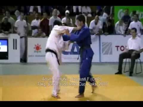 Judo 2010 Paks -73kg Ádám A (HUN) - Avgousti F (CYP)