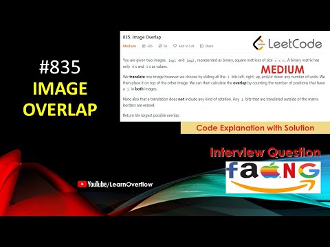 Image Overlap Leetcode 835 Java Explained W Code Learnoverflow