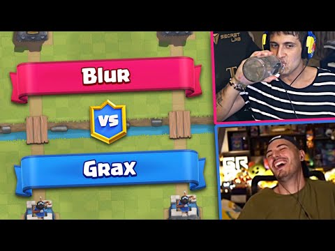 GRAX vs BLUR 💥 SFIDA 1V1 EPICA su CLASH ROYALE!