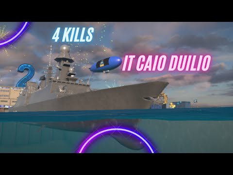 IT Caio Duilio  4 kills  dangerous ship in T2   Modern Warships