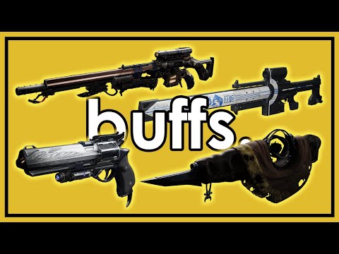 Exotic buffs galore (with an expected Rocket Pulse nerf)