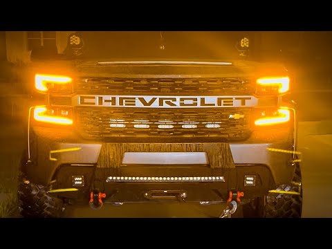 Best LED HEADLIGHTS for Chevy Silverado, with Initiation Feature, ANZO best-selling
