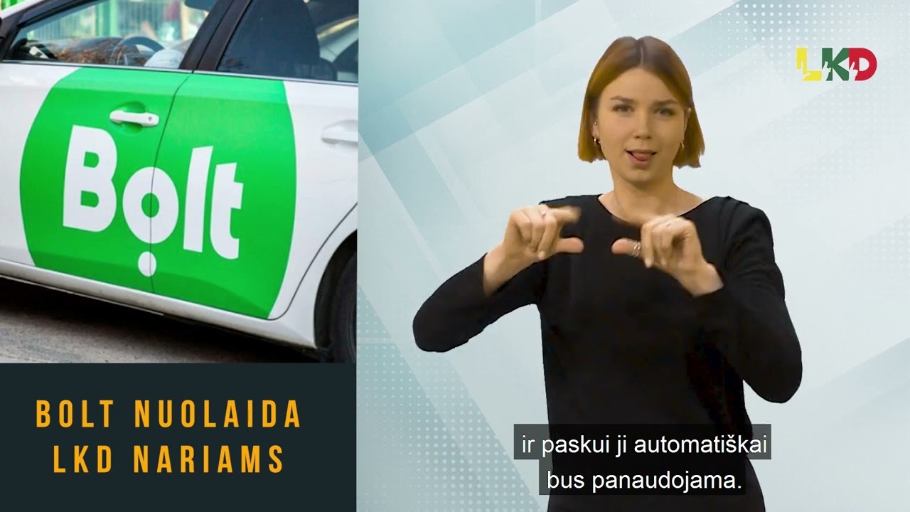 LKD nariams – nuolaida Bolt paslaugoms įsigyti