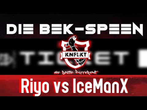 KNFLKT Rap Battle| Riyo vs IceManX |   #bekspeen