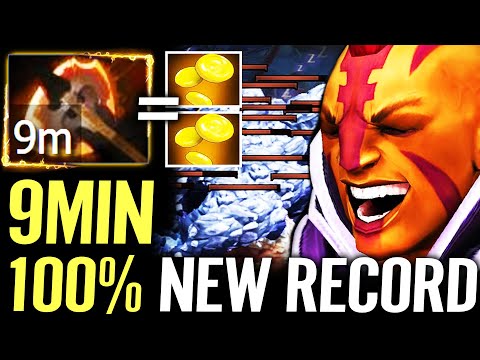 🔥 9min Fastest Fury — 100% NEW Record 3 MIN 1 ITEM Anti Mage WTF Fast Farm Dota 2 Pro Carry