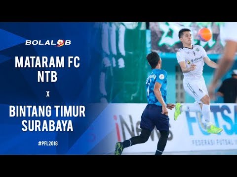 Mataram FC (1) Vs (7) Bintang Timur Surabaya - Highlights Pro Futsal League 2018