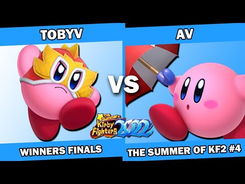 Tobyv (Wrestler) vs AV (Parasol/Gooey/Ninja) - Kirby Fighters 2 Tournament - Summer of KF2022 Week 4