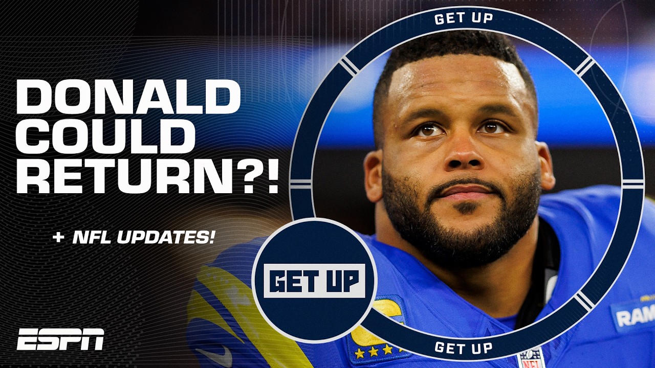 Will the Rams have Aaron Donald AND Myles Garrett going into the NFL season?! 👀 | Get Up