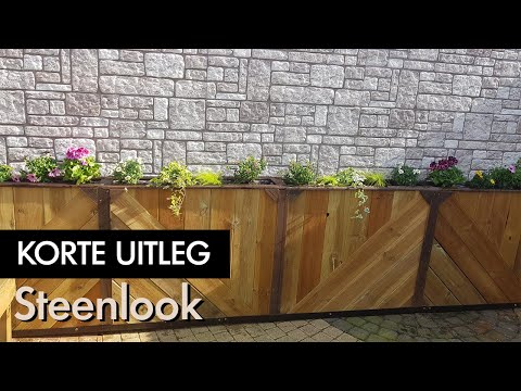 Isodeco 3D wandpaneel – Steenlook uitleg over product