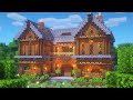 Minecraft How To Build A Large Spruce Mansion Large Survival Base Tutorial
