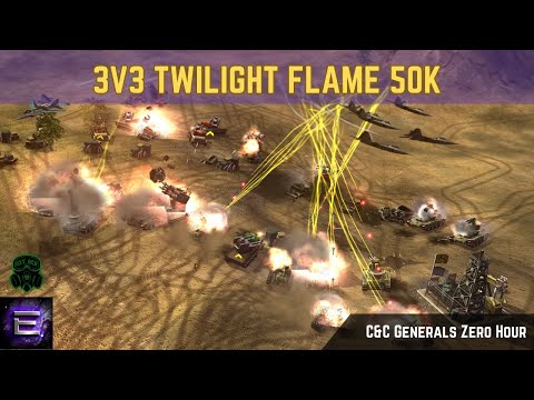 ExCaL, Sabri, Boring` vs Mamo, Jazza, Yami | Twilight Flame 3v3 50k by OxygeN | C&C Zero Hour
