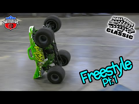 MASSIVE Field of RC Monster Trucks - Freestyle Pt.1 - 2022 Hall Bros. Racing Classic - Trigger King