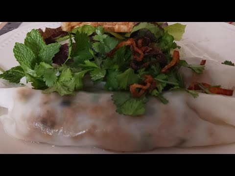 Steamed Rice Rolls /Banh Cuon/ gluten free / So tasty and delicious. How to make step by step.