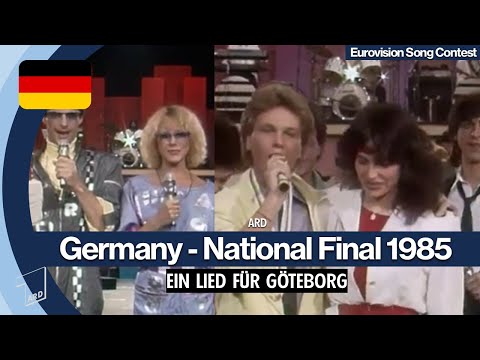 EUROVISION SONG CONTEST GERMAN NATIONAL FINAL 1985 GERMANY - EIN LIED FUR GOTEBORD 1985 (ARD)