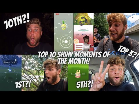 ✨Shiny 98% Rayquaza and Shiny Exclamation Point Unown Caught In Pokemon Go!✨(Top 10 Shiny Moments)
