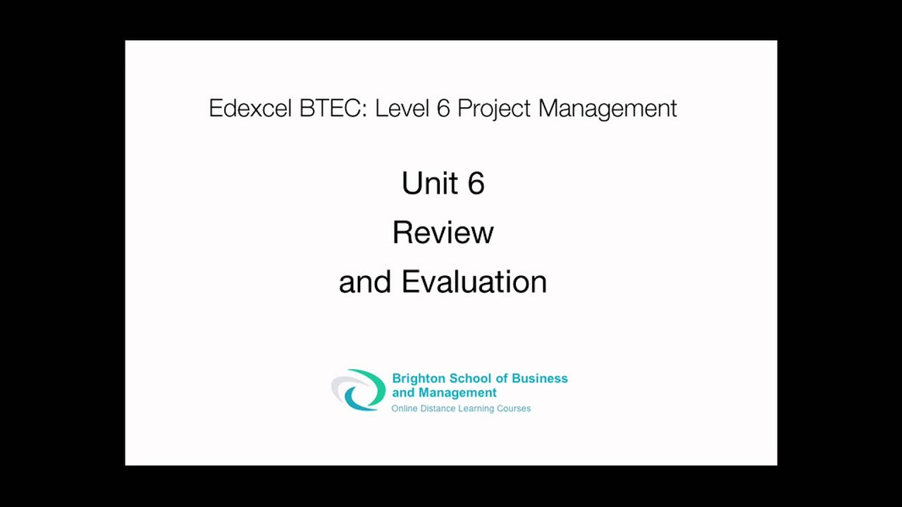 Unit 6 Review Evaluation Assignment Level 6