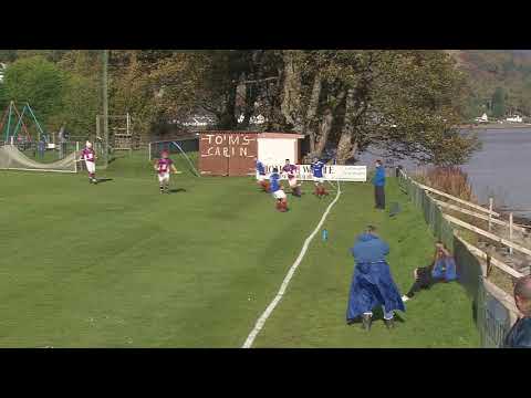 Colin MacDonald scores to make it Kyles Athletic 1 Kingussie 0   Mowi Premiership on 26 10 19