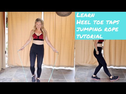 How to do Heel Toe Taps Jumping Rope in minutes