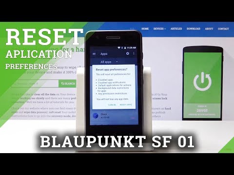 How to Reset App Preferences in BLAUPUNKT SF 01 - Restore App Settings